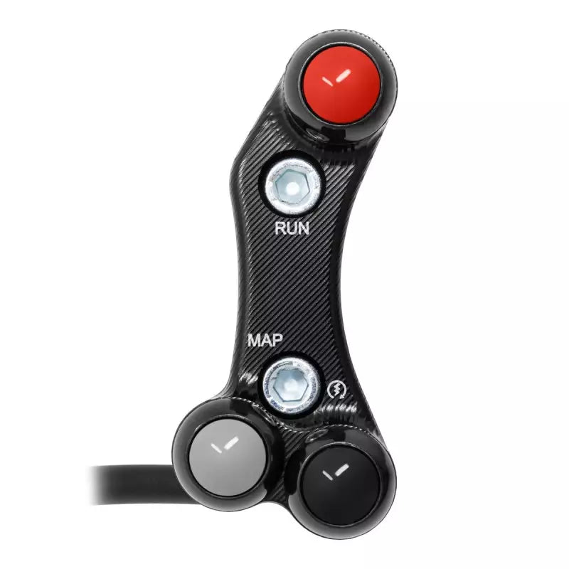 Jetprime - Racing right button panel for Aprilia TUONO/RS 660 (Aligned holes)