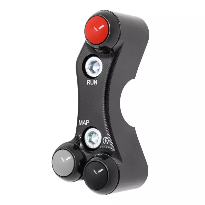 Jetprime - Racing right button panel for Aprilia TUONO/RS 660 (Aligned holes)