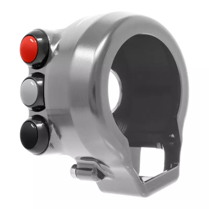 Jetprime - Throttle control with integrated button panel for Aprilia RSV4 (Titanium)(JP ACC 660 RV T)