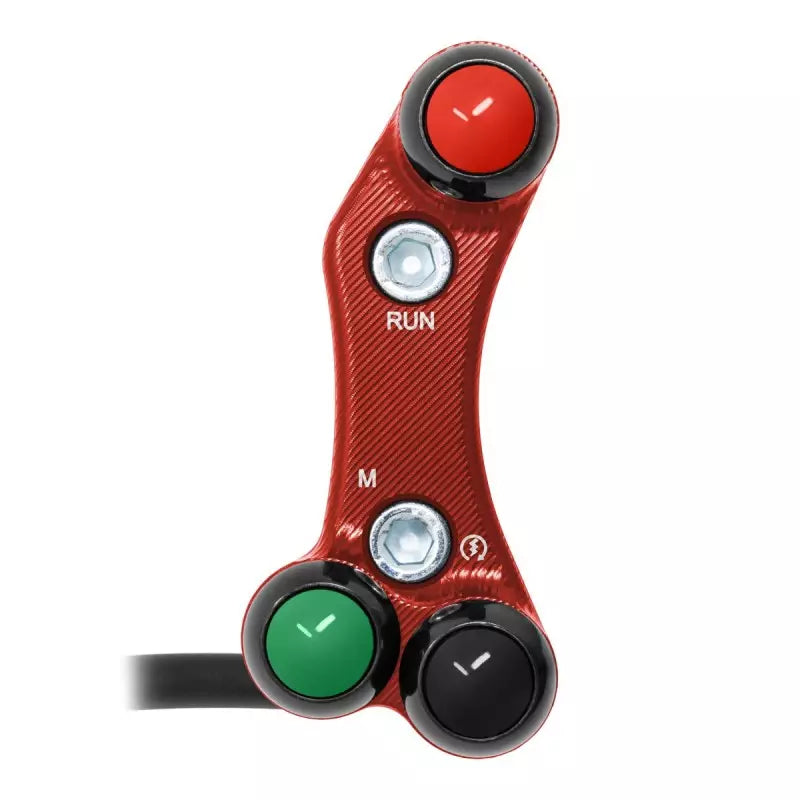 Jetprime - Right Street Switch for Yamaha YZF-R6 (Aligned Holes)